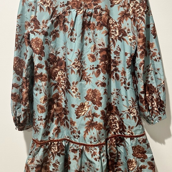 Tuckernuck NEW Robin's Egg Blue Victorian
Drop Waist Palmerston Dress Size M - Picture 9 of 12